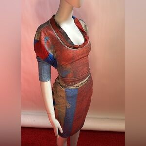 Vivienne Westwood ANGLOMANIA ATTITUDE DRESS FW15-16 new no tag! IT 40